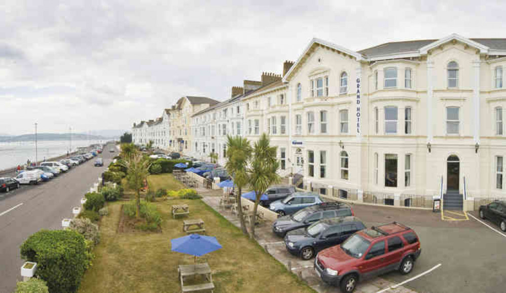 The Grand Hotel in Exmouth. Image courtesy of Shearings.