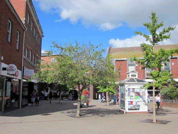 Magnolia Shopping Centre in Exmouth. Image courtesy of Roy Hughes.