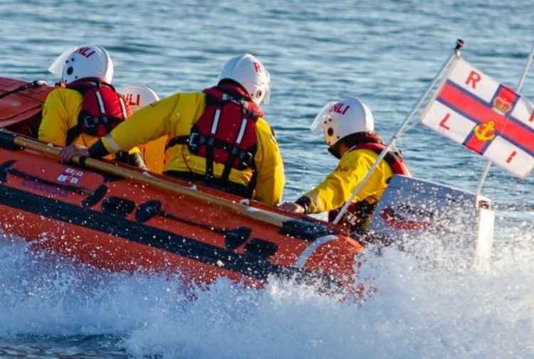 The inshore lifeboat D-755 Peggy D