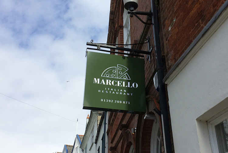 Marcello Italian restaurant, Topsham