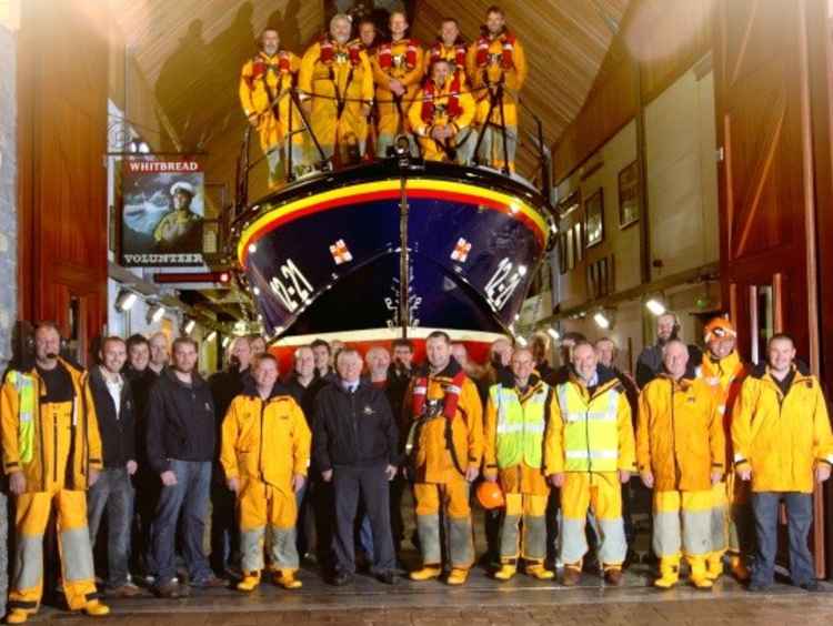 At the opening of the new Exmouth boathouse in 2010