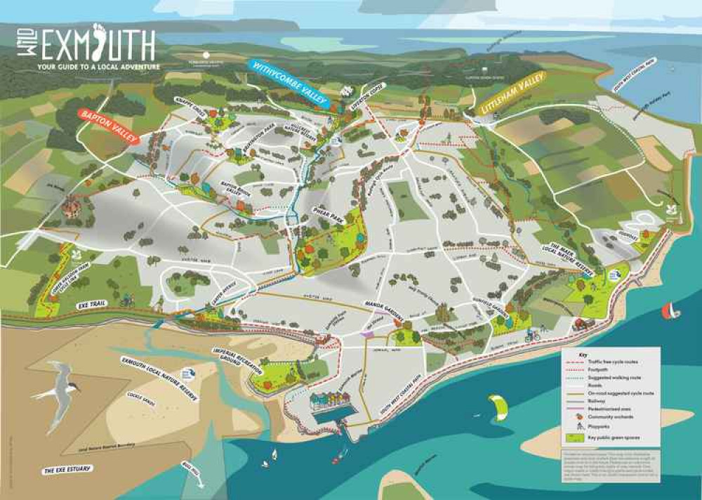 Free Footpath And Cycle Route Map To Be Delivered To Exmouth Residents   34 N 48 4026 1 Article 