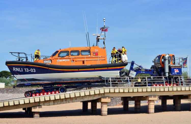 The Shannon class all-weather lifeboat. Credit: Exmouth RNLI