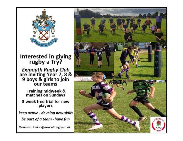 Credit: Exmouth Rugby Club Juniors