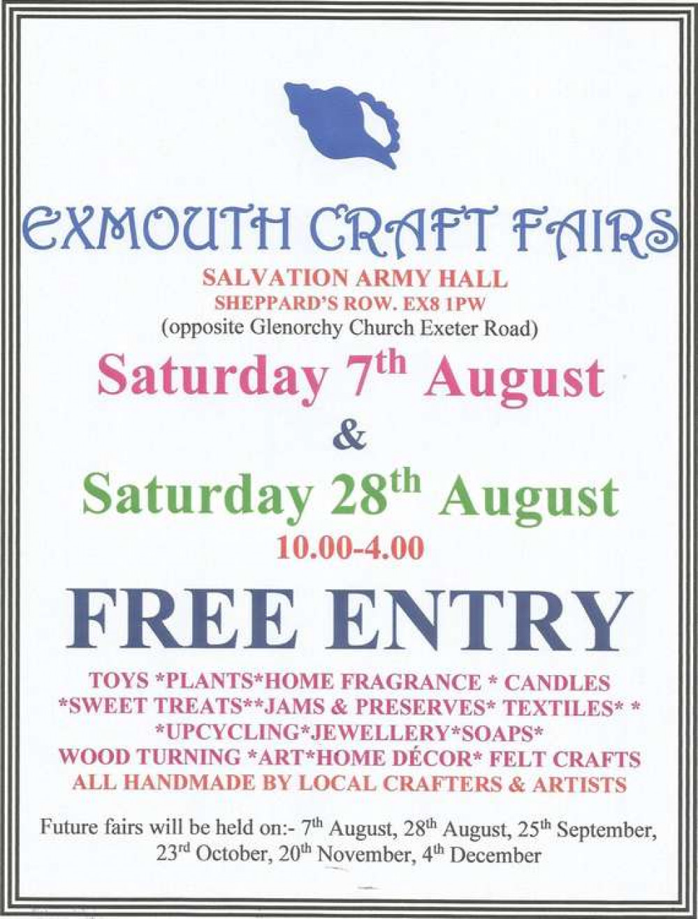 Credit: Exmouth Craft Fairs