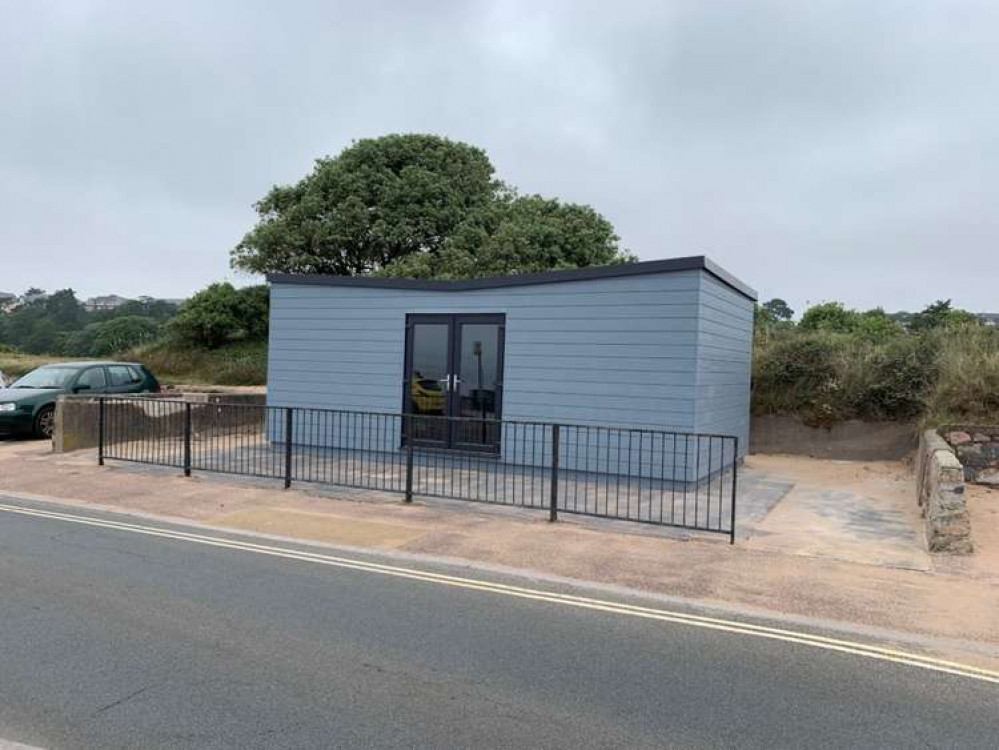 Beach wheelchair unit on Exmouth seafront. Credit: Exmouth Town Council