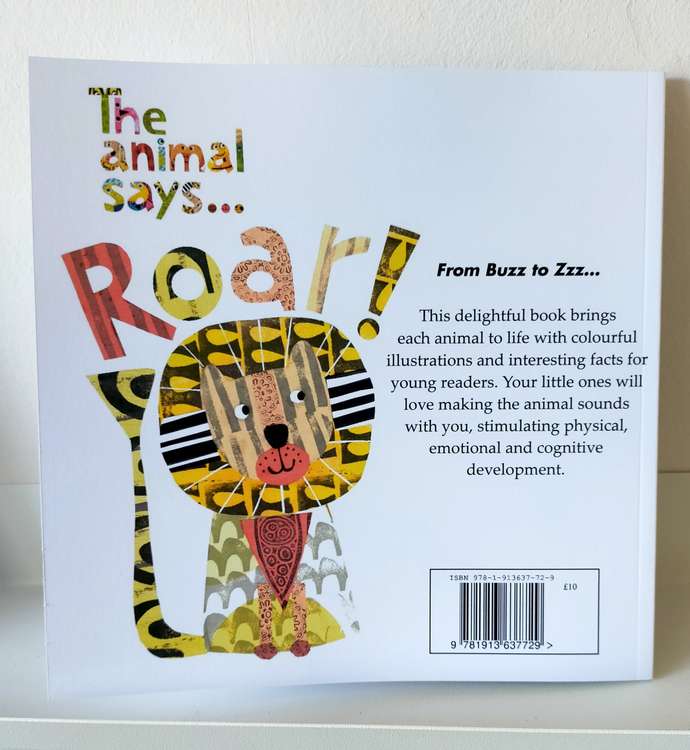 The blurb says that 'Your little ones will love making the animal sounds with you, stimulating physical, emotional and cognitive development.'