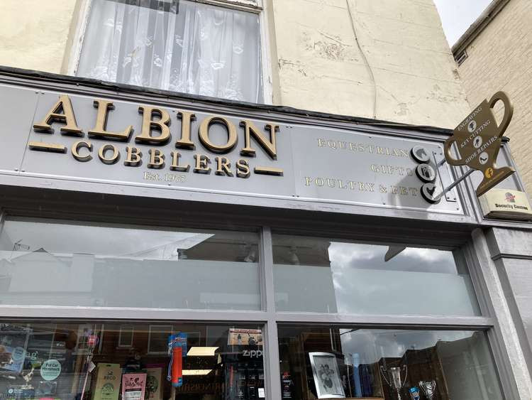 Albion Cobblers can be found on Exeter Road.