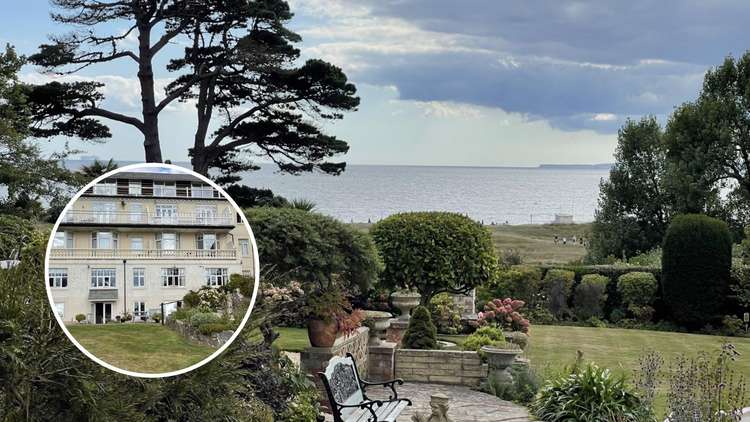 This spacious ground floor apartment is set in a prestigious development with picturesque sea views across the grounds. Credit: Whitton & Laing