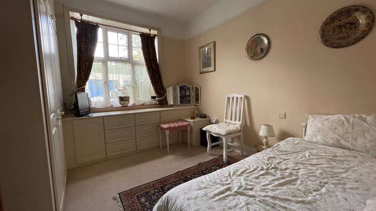 There are two well-proportioned bedrooms both with built-in wardrobes. Credit: Whitton & Laing