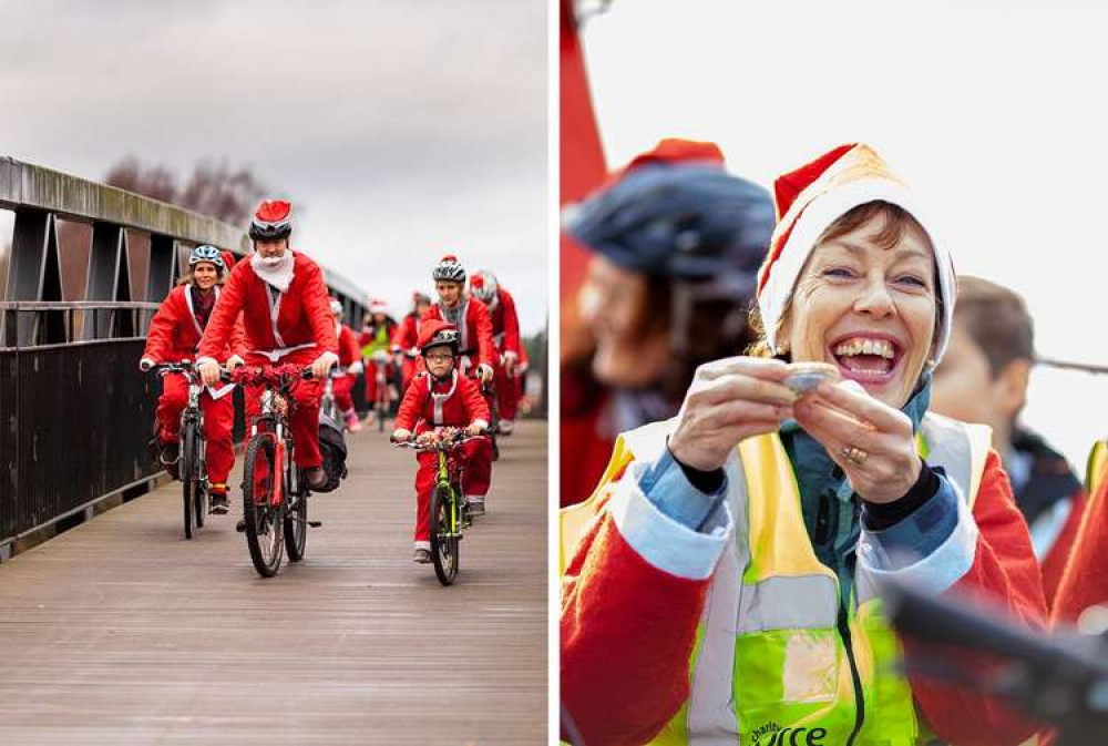 The 'Santa Cycle' will take place on Saturday 27 November. Credit: FORCE Cancer Charity