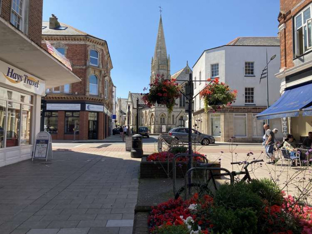 File Photo: Looking towards Tower Street, Exmouth on 4 August 2021. Nub News/ Will Goddard