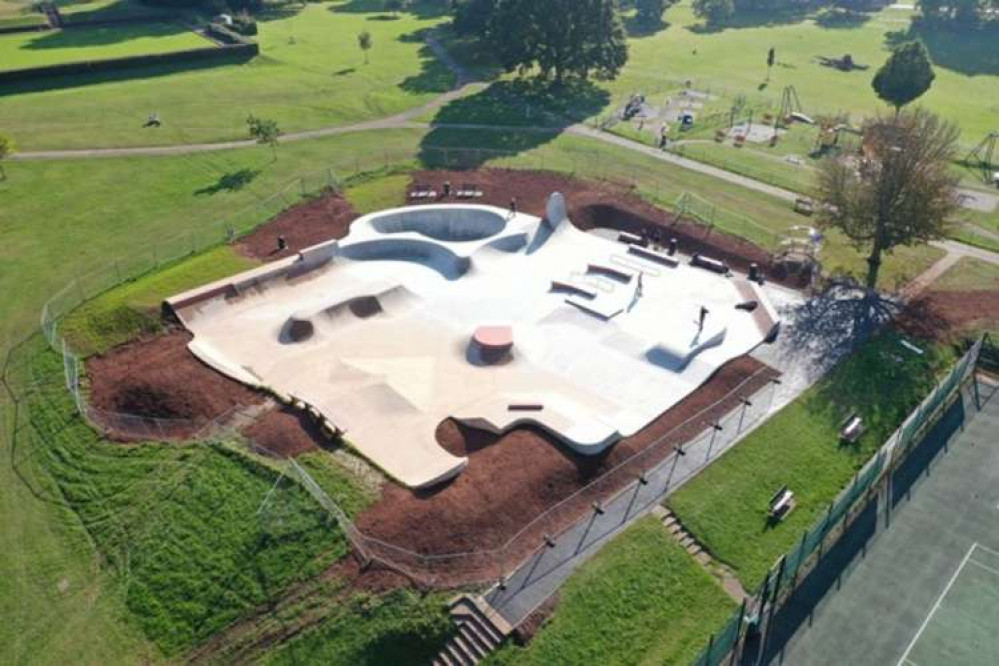 The official opening of the skate park will take place on Saturday 30 October. Credit: East Devon District Council