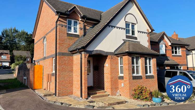 An attractive modern detached four-bedroom house located on a prominent corner site. Credit: Whitton and Laing