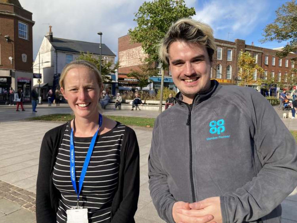 HeadsUP Founder Paula Baker and Exmouth Co-op Member Pioneer Paul Millar