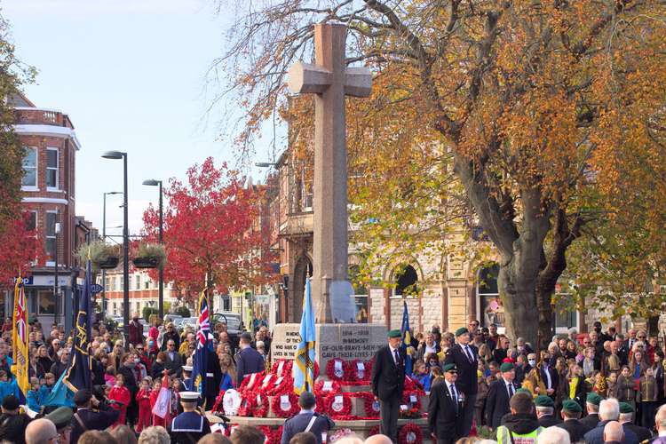 The war memorial on the Strand, Exmouth (Nub News/ Will Goddard)