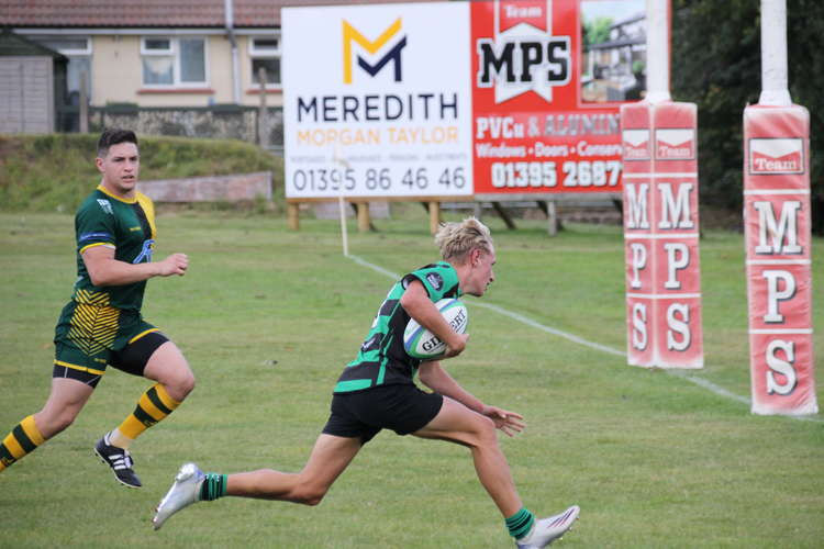 Ben Bolwell's try. Credit: Iain Cooper