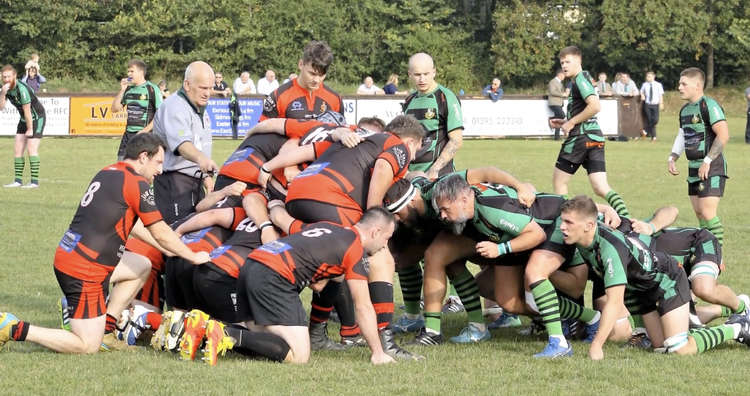 A scrum to Tavistock. Credit: Jim Davis