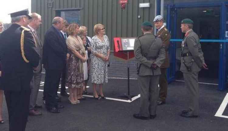 Prince Harry opening the Francis Building at RM Tamar