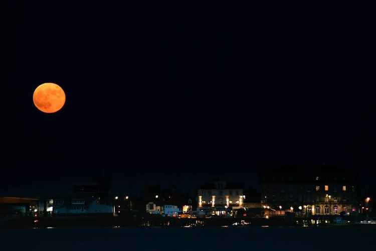 Flower moon last night (Picture credit: Shaun Sams)