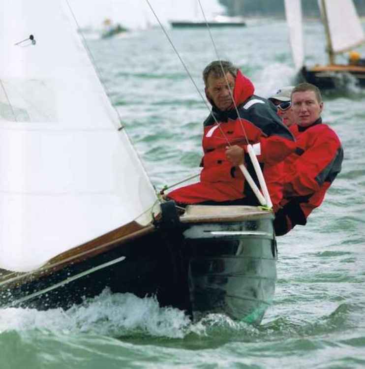 Suffolk sails owner Simon Scammell (BEM) out on the water