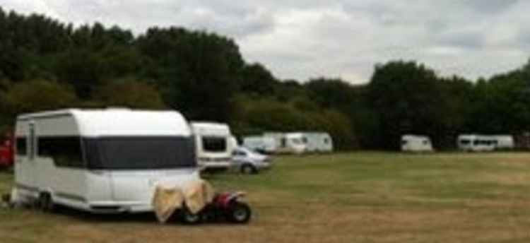 Caravans at Langer Park (picture courtesy of Chris Brown)