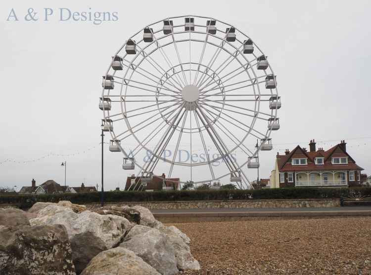 An artists impression of the ferris wheel in Felixstowe (picture credit: A&P Design)