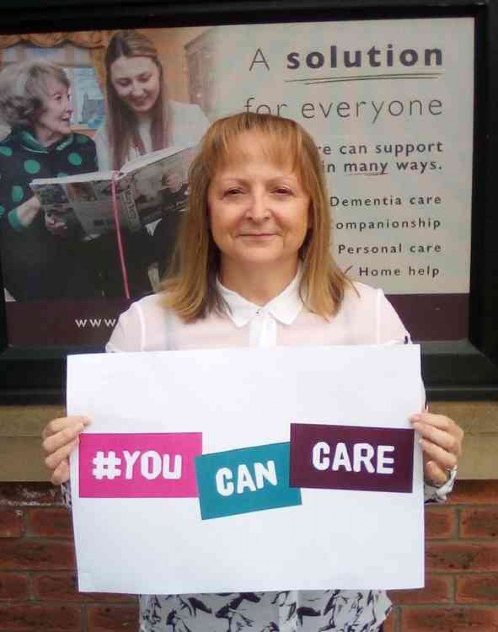 Care supervisor Linda Taylor from Home Instead Senior Care Crewe