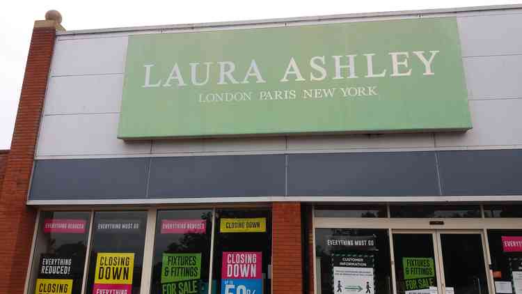 It's a cut price sale at Laura Ashley which will close next month