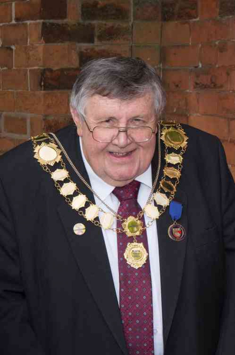 Maurice Jones was Willaston Parish Council's chairman 13 times