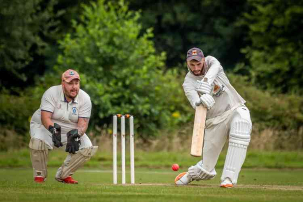 George Harding was in fine form with the bat