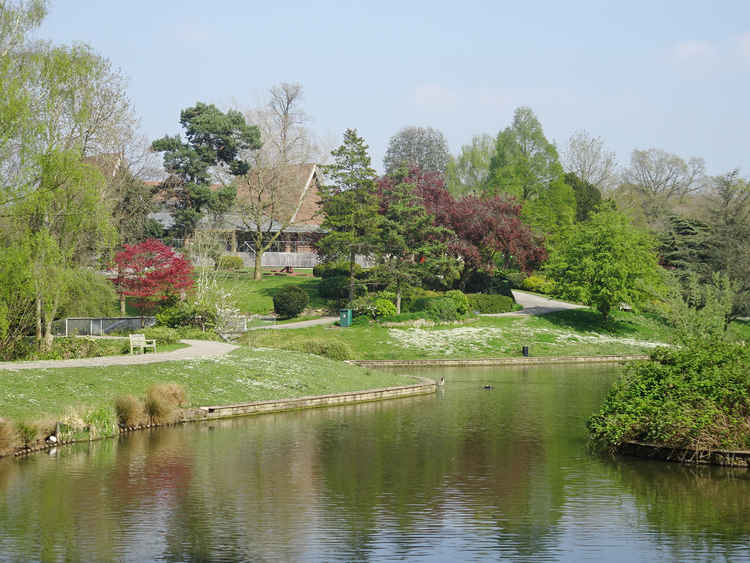 The lake looking towards the cafe. (Pic: Jonathan White)