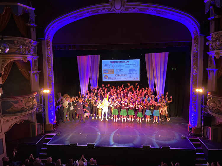 Curtain call at the Lyceum show.