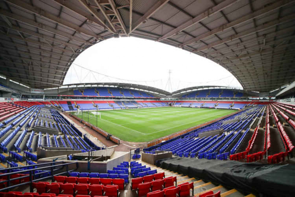 Crewe are heading to the University of Bolton Stadium again.