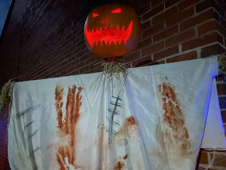 Pumpkin ghost in Broad Street (Picture: Jonathan White).