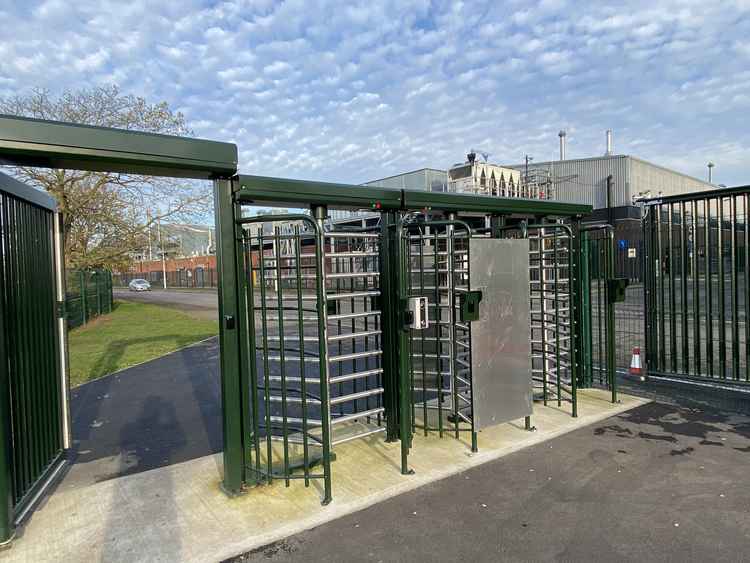 Legends access gate on Sunnybank Road.