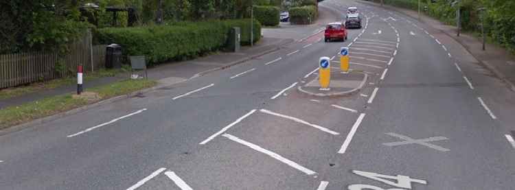 Nantwich Road has been targeted for a 'close pass' campaign by police and fire officers.