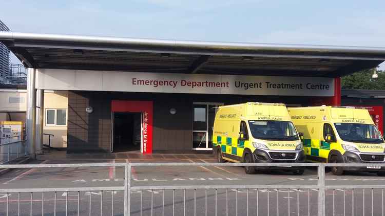 Leighton Hospital's emergency department.