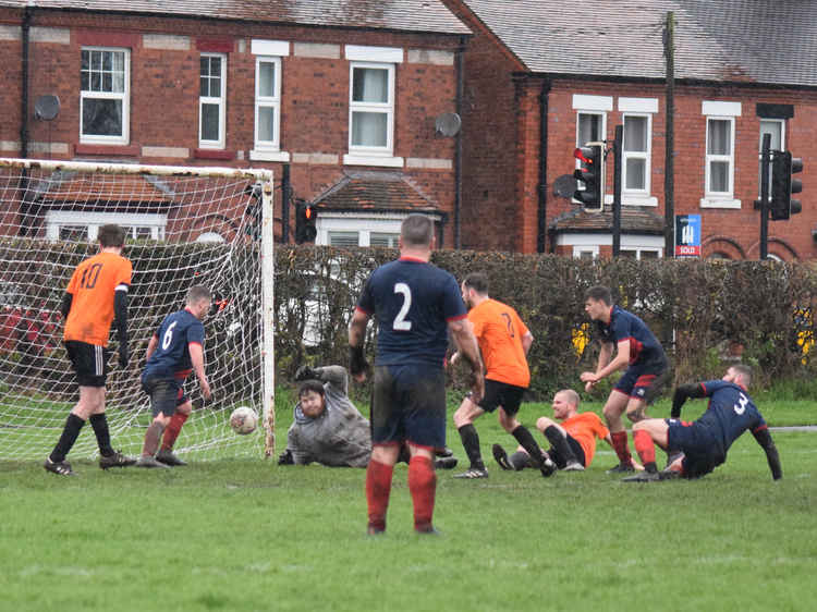 Action from the Talbot versus C&N Utd Division One game.