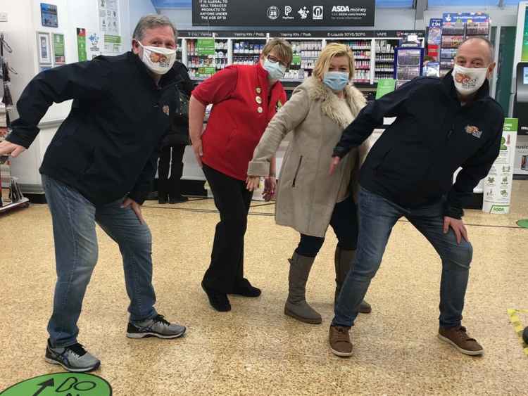 (L-R) Chris Cadman, Angela Leighton, Gill Clark and Dave Foulkes.