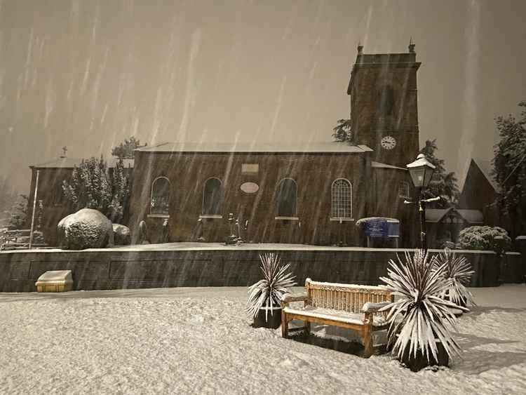 St. Mary's Church in Wistaston last night (Photo: Jonathan White)