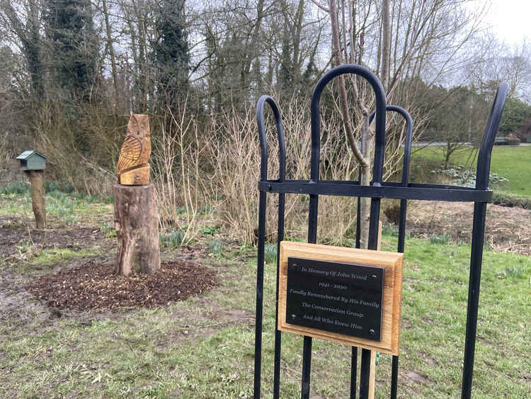 The rowan tree in memory of John Wood.