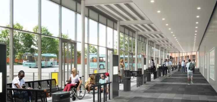 Crewe's new bus station should be complete by the spring of 2023.