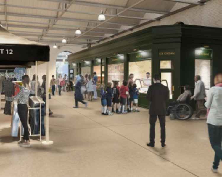 The revamped Market Hall will be home to several street food outlets.