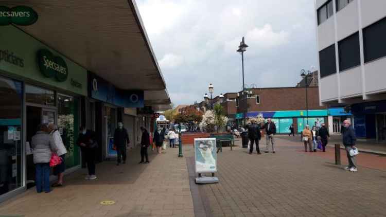 Shoppers have returned to Market Street since the April 12 easing.