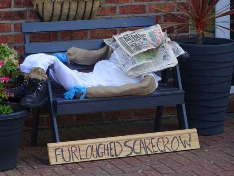 Furloughed scarecrow.