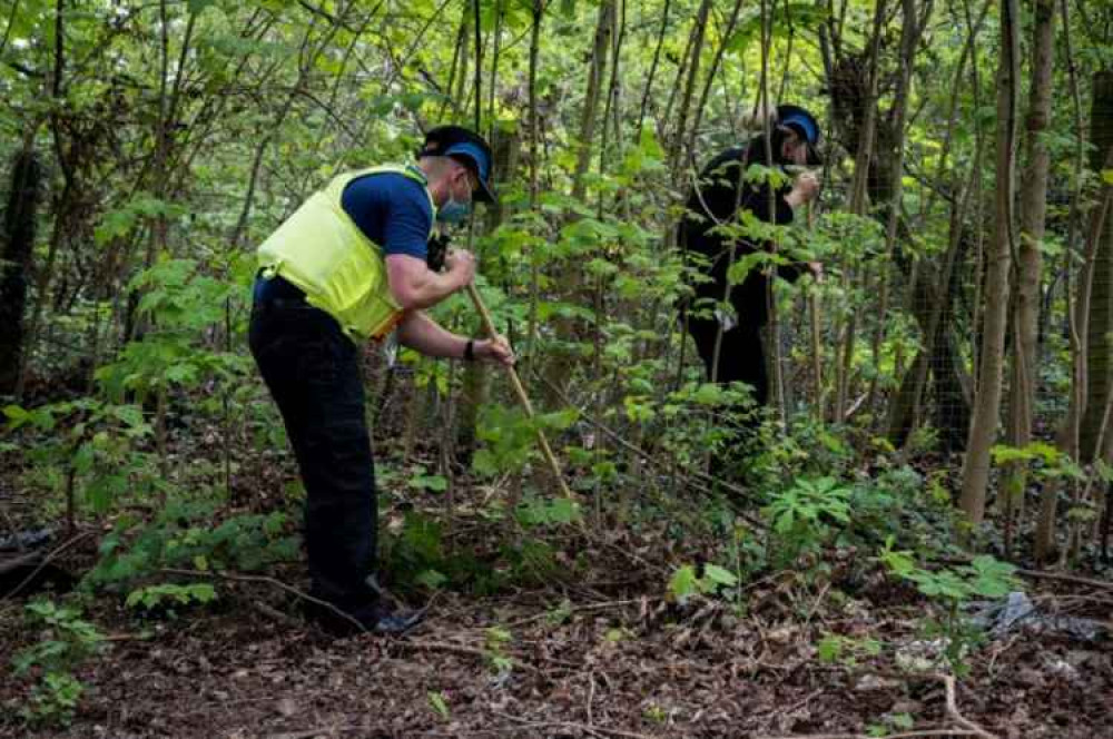 Officers carried out knife sweeps as part of Operation Sceptre.