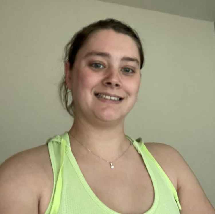 Lucy Massey completed a 30-day fitness challenge.