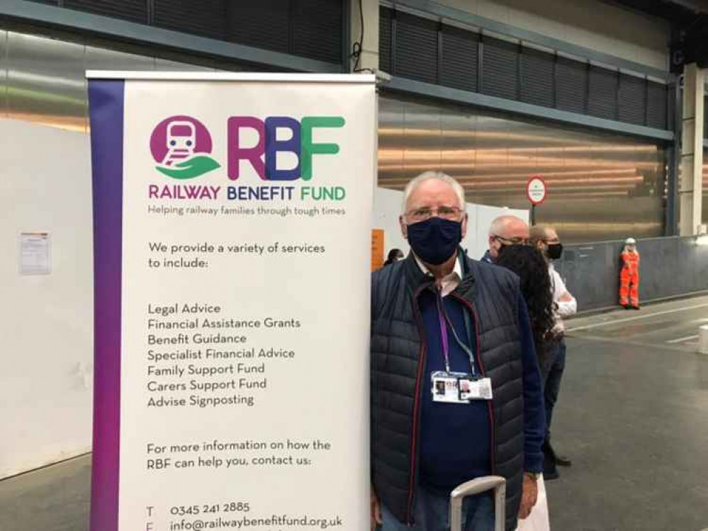 Pete Waterman was representing the Railway Benefit Fund on the record-attempting run.