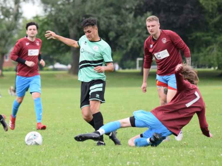 More action from Talbot's home clash with Sydney Arms. (Pic: Jonathan White).